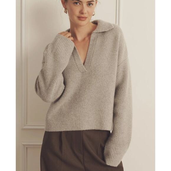 NADAAM Ultra Luxe Cashmere Polo - Picture 1 of 6